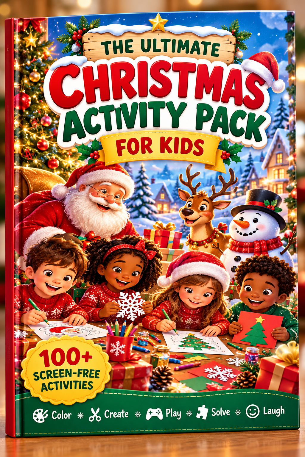 The Ultimate Christmas Activity Pack for Kids cover